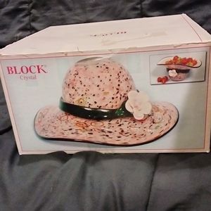 Murano ~ Millefiori ~ Hand Blown Glass Hat Bowl